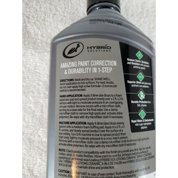 Turtle Wax Hybrid Solutions CERAMIC Polish & Wax NEW Sealed - Picture 4 of 6
